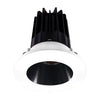 Lotus LED Lights LED-2-S15W-3018K-2RRBK-2RTWH-60D 2 inch Recessed Downlight 15W LED Dim to Warm 3000-1800K 800 lm - 60° Beam Angle - Black Reflector - Round White Trim - Type IC Damp Air-Tight T24 CRI 90+