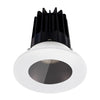 Lotus LED Lights LED-2-S15W-40K-2RRBZ-2RSA-24D 2 inch Recessed Downlight 15W LED 4000K 1020 lm - 24° Beam Angle - Bronze Reflector - Round Slot Aperture Trim - Type IC Damp Air-Tight T24 CRI 90+