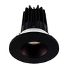 Lotus LED Lights LED-2-S15W-3018K-2RRBZ-2RTBK-60D 2 inch Recessed Downlight 15W LED Dim to Warm 3000-1800K 800 lm - 60° Beam Angle - Bronze Reflector - Round Black Trim - Type IC Damp Air-Tight T24 CRI 90+