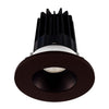 Lotus LED Lights LED-2-S15W-5CCT-2RRBZ-2RTBZ-60D 2 inch Recessed Downlight 15W LED 5CCT 1000 lm - 60° Beam Angle - Bronze Reflector - Round Bronze Trim - Type IC Damp Air-Tight T24 CRI 90+