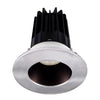 Lotus LED Lights LED-2-S15W-5CCT-2RRBZ-2RTCH-60D 2 inch Recessed Downlight 15W LED 5CCT 1000 lm - 60° Beam Angle - Bronze Reflector - Round Chrome Trim - Type IC Damp Air-Tight T24 CRI 90+