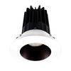 Lotus LED Lights LED-2-S15W-3018K-2RRBZ-2RTWH-60D 2 inch Recessed Downlight 15W LED Dim to Warm 3000-1800K 800 lm - 60° Beam Angle - Bronze Reflector - Round White Trim - Type IC Damp Air-Tight T24 CRI 90+