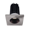 Lotus LED Lights LED-2-S15W-5CCT-2RRBZ-2STBN-60D 2 inch Recessed Downlight 15W LED 5CCT 1000 lm - 60° Beam Angle - Bronze Reflector - Square Brushed Nickel Trim - Type IC Damp Air-Tight T24 CRI 90+