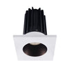 Lotus LED Lights LED-2-S15W-3018K-2RRBZ-2STWH-60D 2 inch Recessed Downlight 15W LED Dim to Warm 3000-1800K 800 lm - 60° Beam Angle - Bronze Reflector - Square White Trim - Type IC Damp Air-Tight T24 CRI 90+