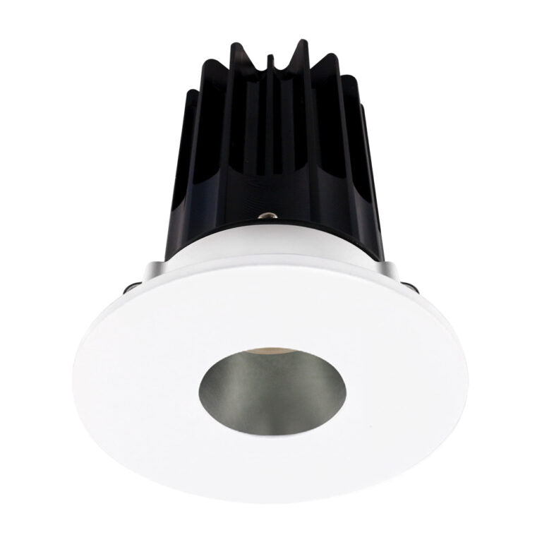 Lotus LED Lights LED-2-S15W-27K-2RRDM-2RPH 2 inch Recessed Downlight 15W LED 2700K 980 lm - 38° Beam Angle - Diamond Reflector - Round Pinhole Trim - Type IC Damp Air-Tight T24 CRI 90+