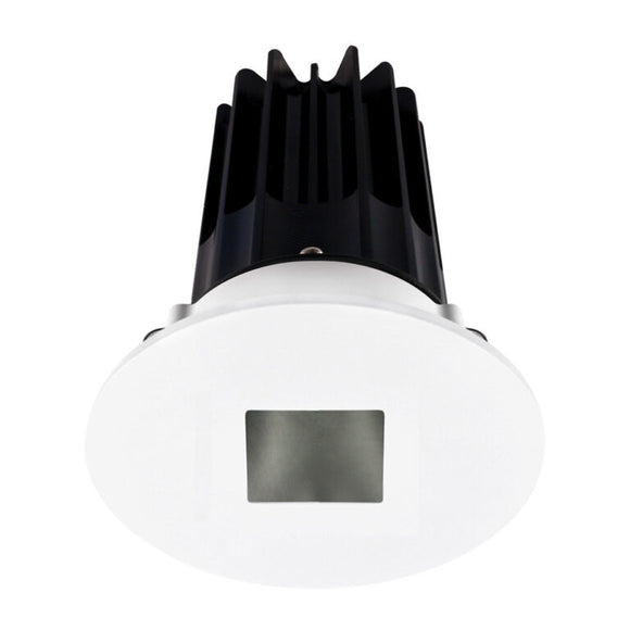 Lotus LED Lights LED-2-S8W2-30K-2RRCH-2RSH-60D 2 inch Recessed Downlight 8W LED 3000K 600 lm - 60° Beam Angle - Chrome Reflector - Round Trim Square Hole - Type IC Damp Air-Tight T24 CRI 90+