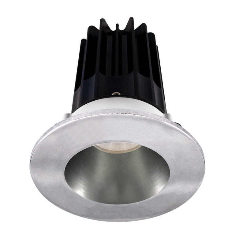 Lotus LED Lights LED-2-S15W-3018K-2RRDM-2RTCH 2 inch Recessed Downlight 15W LED Dim to Warm 3000-1800K 800 lm - 38° Beam Angle - Diamond Reflector - Round Chrome Trim - Type IC Damp Air-Tight T24 CRI 90+