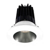 Lotus LED Lights LED-2-S15W-27K-2RRDM-2RTWH-60D 2 inch Recessed Downlight 15W LED 2700K 980 lm - 60° Beam Angle - Diamond Reflector - Round White Trim - Type IC Damp Air-Tight T24 CRI 90+