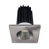 Lotus LED Lights LED-2-S15W-3018K-2RRCH-2STBN-60D 2 inch Recessed Downlight 15W LED Dim to Warm 3000-1800K 800 lm - 60° Beam Angle - Chrome Reflector - Square Brushed Nickel Trim - Type IC Damp Air-Tight T24 CRI 90+