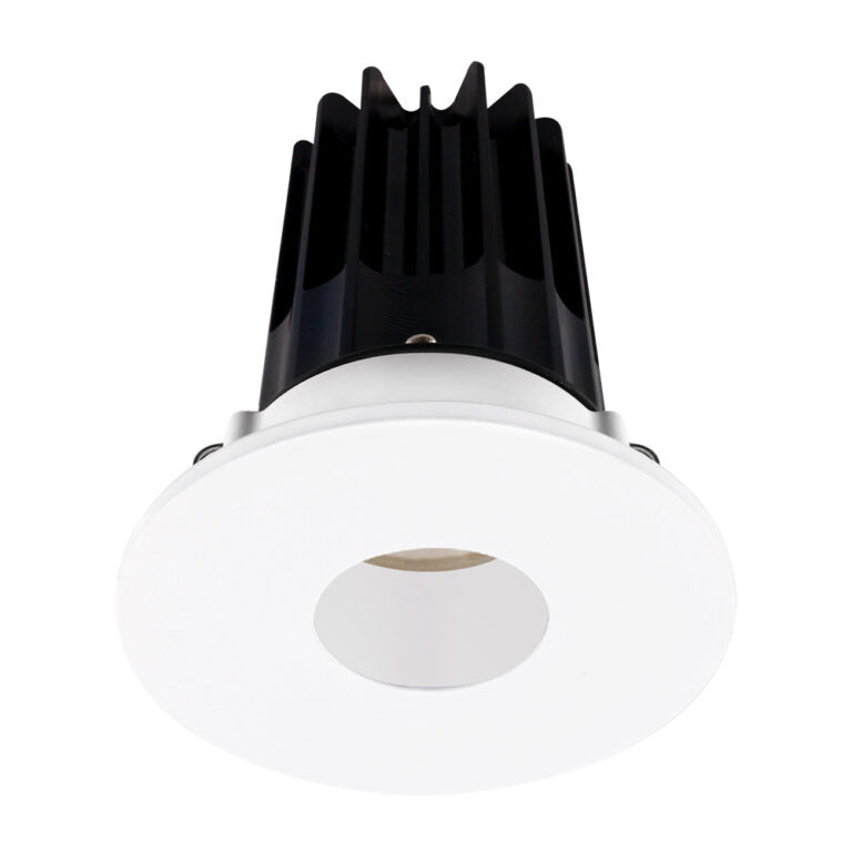 Lotus LED Lights LED-2-S8W2-30K-2RRWH-2RPH-60D 2 inch Recessed Downlight 8W LED 3000K 600 lm - 60° Beam Angle - White Reflector - Round Pinhole Trim - Type IC Damp Air-Tight T24 CRI 90+