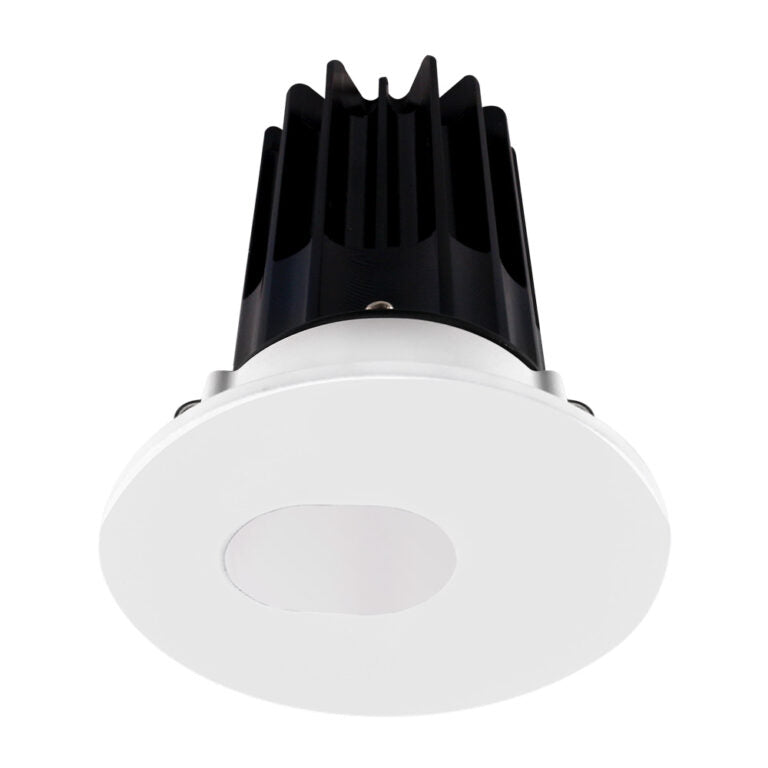 Lotus LED Lights LED-2-S8W2-40K-2RRWH-2RSA-60D 2 inch Recessed Downlight 8W LED 4000K 620 lm - 60° Beam Angle - White Reflector - Round Slot Aperture Trim - Type IC Damp Air-Tight T24 CRI 90+