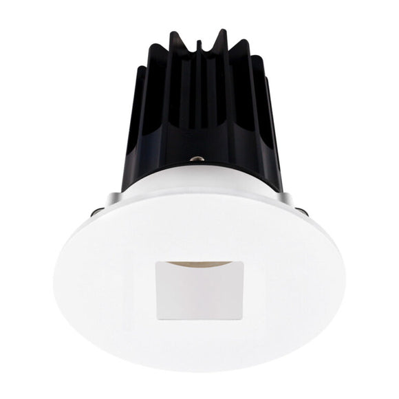Lotus LED Lights LED-2-S8W2-27K-2RRWH-2RSH-60D 2 inch Recessed Downlight 8W LED 2700K 580 lm - 60° Beam Angle - White Reflector - Round Trim Square Hole - Type IC Damp Air-Tight T24 CRI 90+