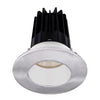 Lotus LED Lights LED-2-S15W-3018K-2RRWH-2RTCH-60D 2 inch Recessed Downlight 15W LED Dim to Warm 3000-1800K 800 lm - 60° Beam Angle - White Reflector - Round Chrome Trim - Type IC Damp Air-Tight T24 CRI 90+