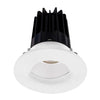 Lotus LED Lights LED-2-S15W-3018K-2RRWH-2RWW-60D 2 inch Recessed Downlight 15W LED Dim to Warm 3000-1800K 800 lm - 60° Beam Angle - White Reflector - Round Wall Wash Trim - Type IC Damp Air-Tight T24 CRI 90+