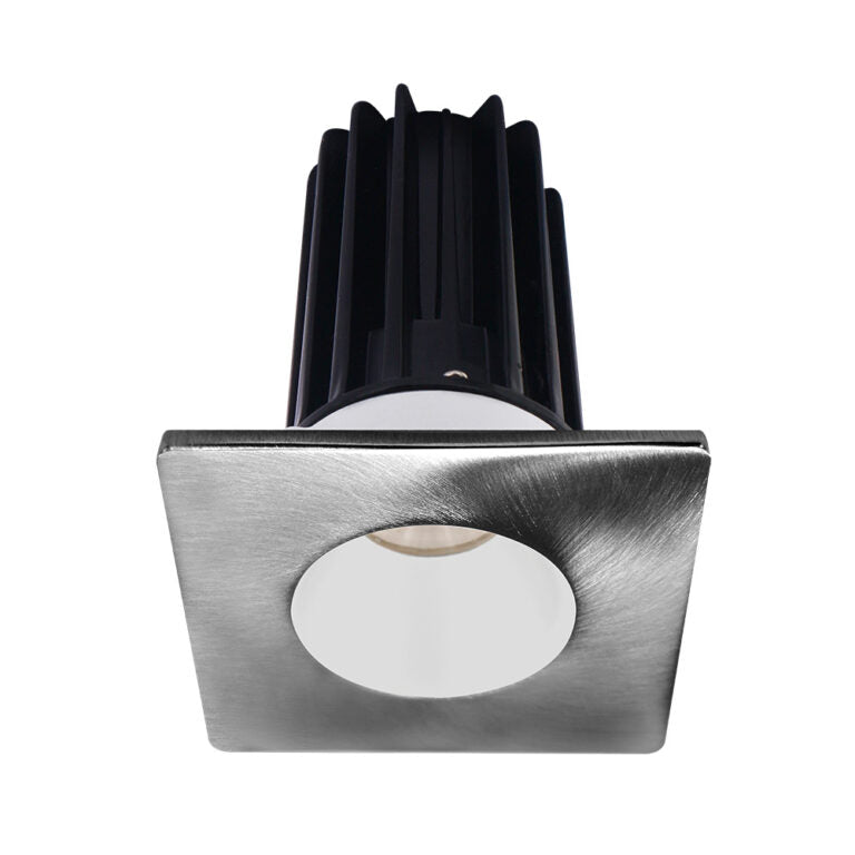 Lotus LED Lights LED-2-S8W2-40K-2RRWH-2STCH-24D 2 inch Recessed Downlight 8W LED 4000K 620 lm - 24° Beam Angle - White Reflector - Square Chrome Trim - Type IC Damp Air-Tight T24 CRI 90+