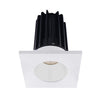Lotus LED Lights LED-2-S8W2-3018K-2RRWH-2STWH 2 inch Recessed Downlight 8W LED Dim to Warm 3000-1800K 600 lm - 38° Beam Angle - White Reflector - Square White Trim - Type IC Damp Air-Tight T24 CRI 90+