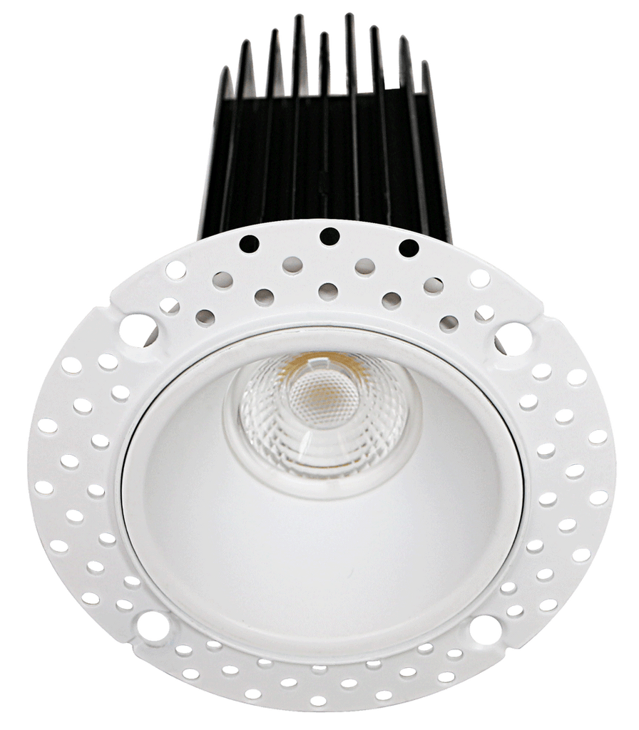 Lotus LED Lights LED-2-S15W-L5CCTWH-T-60D - 2 inch  Trimless Round Recessed LED - 15 Watt - Dim to Warm Invisible Trim