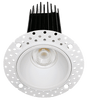 Lotus LED Lights LED-2-S15W-L5CCTWH-T-60D - 2 inch  Trimless Round Recessed LED - 15 Watt - Dim to Warm Invisible Trim