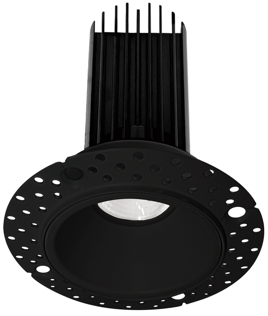 Lotus LED Lights LED-2-S15W-3018K-BK-T-60D - 2 inch  Trimless Round Recessed LED - 15 Watt - Dim to Warm Invisible Trim