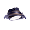 Lotus LED Lights LL4G-3018K-HO-ORB-60D - 4 Inch Oil Rubbed Bronze Eyeball Gimbal LED Downlight - 15 Watt - High Output - Dim to Warm - 60 Deg.Beam Spread
