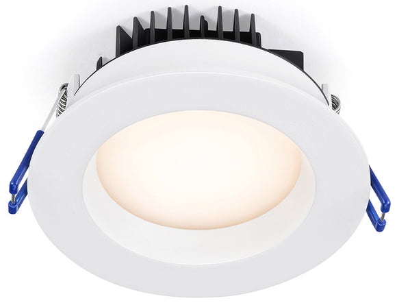 Lotus LED Lights LL4SR-5CCT-WH - 4 inch Square Plenum Rated LED Downlight - 14.5 Watt - 5CCT Selectable - White Trim - 90 Deg.Beam Spread