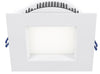 Lotus LED Lights LL6SR-5CCT-WH - 6 inch Square Regressed Open Plenum LED  Downlight - 18 Watt - 5CCT Selectable - White Trim