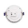 Luxrite LR22832 - 4" Recessed Mini Panel LED Light – Dim to Warm, 5CCT & 2-Wattage Selectable, Universal Voltage, Dual Dimming
