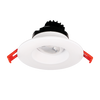 Luxrite LR23268 3 inch Regressed Gimbal Round 5CCT Canless Spotlight - LED8W/RDL3/GB/3CCT/FL
