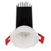 Luxrite LR23416 - 2 Inch Interchangeable LED Downlight - 5 CCT - 1000 Lumens - 15 Watt - with Smooth White Trim