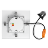 Luxrite LR23786 - 4" DOWNLIGHT RETROFIT SQUARE 5CCT BAFFLED – HO