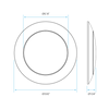 Luxrite LR23845 4 inch LED Surface Mount Disk - 3CCT