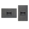 Lotus LED Lights LSD09-5CCT-24V-BK - Step Light LED Vertical / Horizontal Mount - 2.5 Watt - 5CCT Selectable - Black Trim