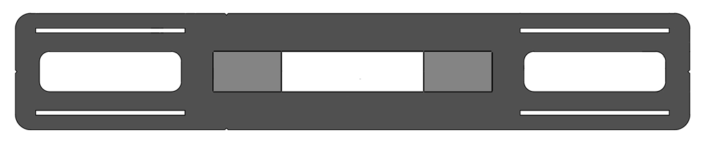 Lotus LED Lights MP-5-10-LIN Mounting Plate for Linear 5 & 10 Head 26" Flat