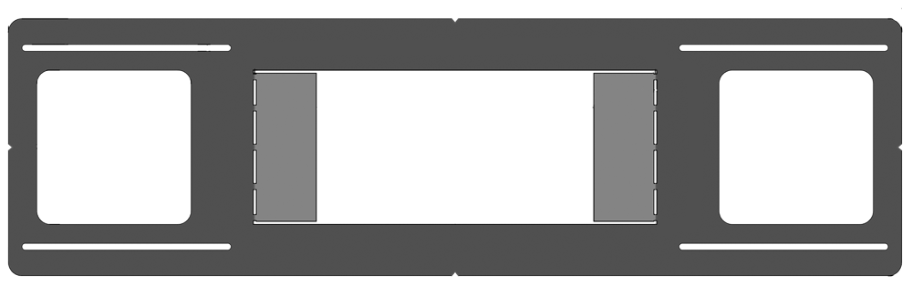 Lotus LED Lights RIP-M-23 Mounting Plate for Multi 2 and 3 models LLL-M2 & LLL-M3