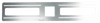 Lotus LED Lights-RIP-S-258-26" Flat Rough-In Plate with 2 5/8" Square Hole