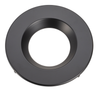 TOPAZ-RTL6-TRIM-BL-S - 6" Round LED Trim – Black Smooth Finish, 24-Pack