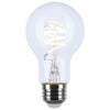 SATCO S10521 6W A19 Clear LED Light Bulb – 2700K Warm White
