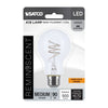 SATCO S10521 6W A19 Clear LED Light Bulb – 2700K Warm White