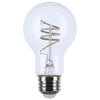 SATCO S10521 6W A19 Clear LED Light Bulb – 2700K Warm White