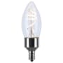 SATCO S10523 4W B11 Clear LED Filament Bulb 2700K