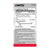 SATCO S11355 - 8W A19 Clear LED Light Bulb - 3000K Warm White 120V