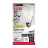 SATCO S11356 - 8W A19 LED Light Bulb – 2700K Soft White, 120V