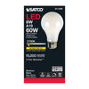 SATCO S11356 - 8W A19 LED Light Bulb – 2700K Soft White, 120V
