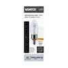 SATCO S11525 4W B11 Clear LED Filament Coil Bulb – 2700K Warm White, 120V