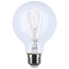 SATCO S11528 - 6W G25 Clear LED Globe Bulb 2700K 120V