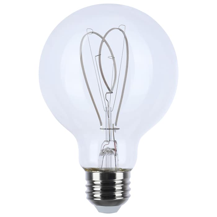 SATCO S11528 - 6W G25 Clear LED Globe Bulb 2700K 120V