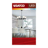 SATCO S11770R1 6W A19 LED Bulb, 5-CCT Selectable, E26, Frost, 120V