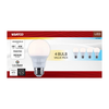 SATCO S11774R1 6W A19 LED Bulbs, 5-CCT Selectable, E26, Frost, 4-Pack