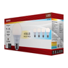 SATCO S11774R1 6W A19 LED Bulbs, 5-CCT Selectable, E26, Frost, 4-Pack