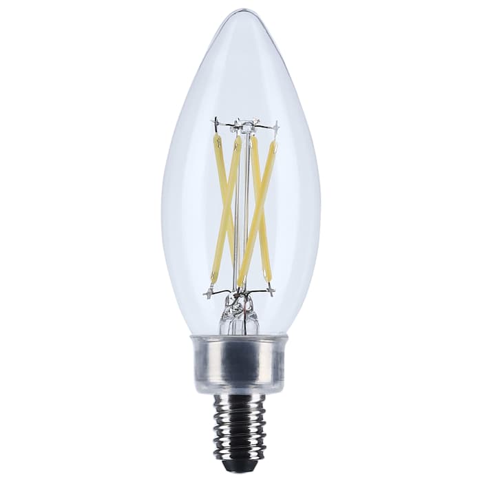SATCO S12115 - 4.5W, Torpedo LED Bulb, E14 Base ,3000K, 120V - Clear
